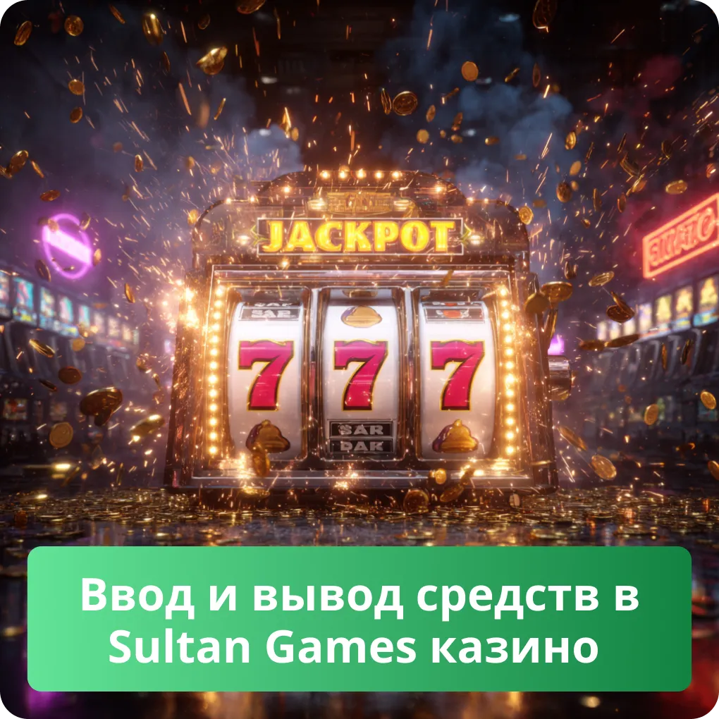 Ввод и вывод средств в Sultan Games казино